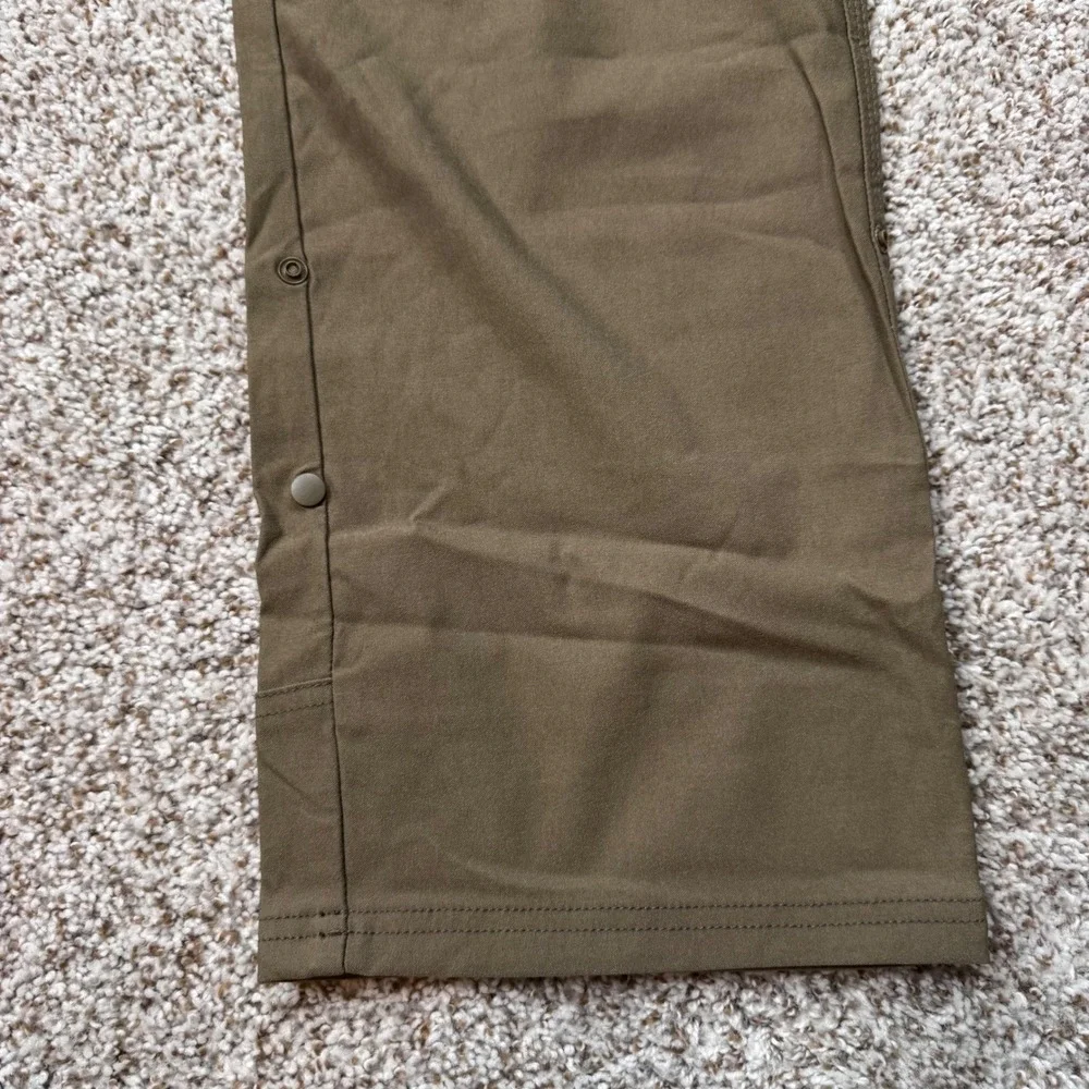 PrAna Zion II 32x30 Stretch Pant Relaxed Fit Straight Leg Slate Green Hiking New